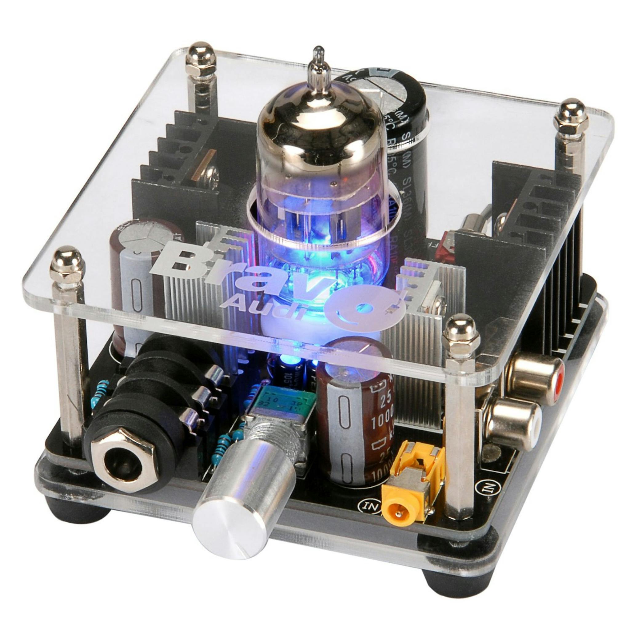 Bravo Audio V2 Class A 12AU7 Tube Multi-Hybrid Headphone Amplifier